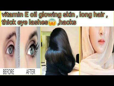 Top uses of vitamin E capsule | beauty hacks | vitamin E oil treatment for spotless skin , hair , th