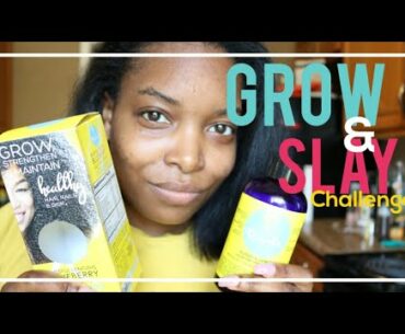 Grow & Slay Challenge|Curls:Blissful Lengths Hair Growth Vitamin Supplement