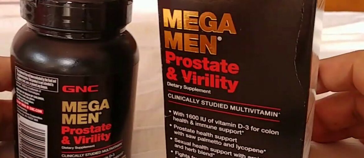 GNC MEGA MAN Prostate & Virility Multi- Vitamin Supplement