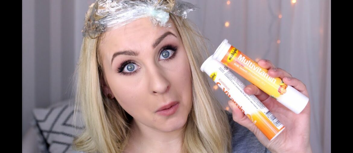 BLEKA HÅRET MED C VITAMIN?! TESTAR BEAUTY HACK #6