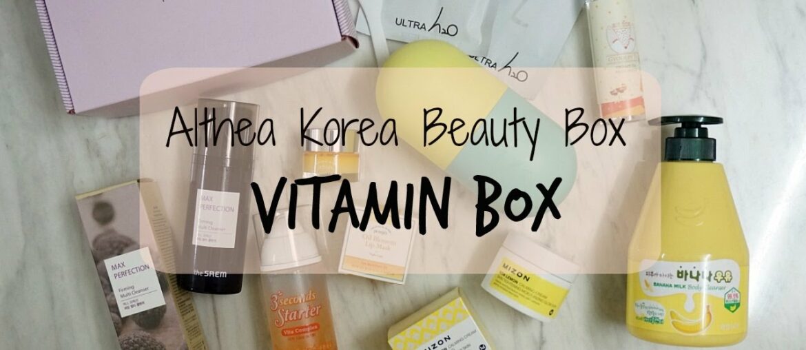 Althea Korea Beauty Box | Vitamin Box | Korean Skincare Products | DaintyDashBeauty