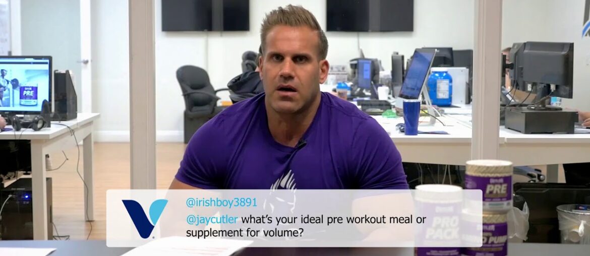 Pre Workout Meal and Supplements for Volume - ASK JAY - Presented by Vitamin Shoppe