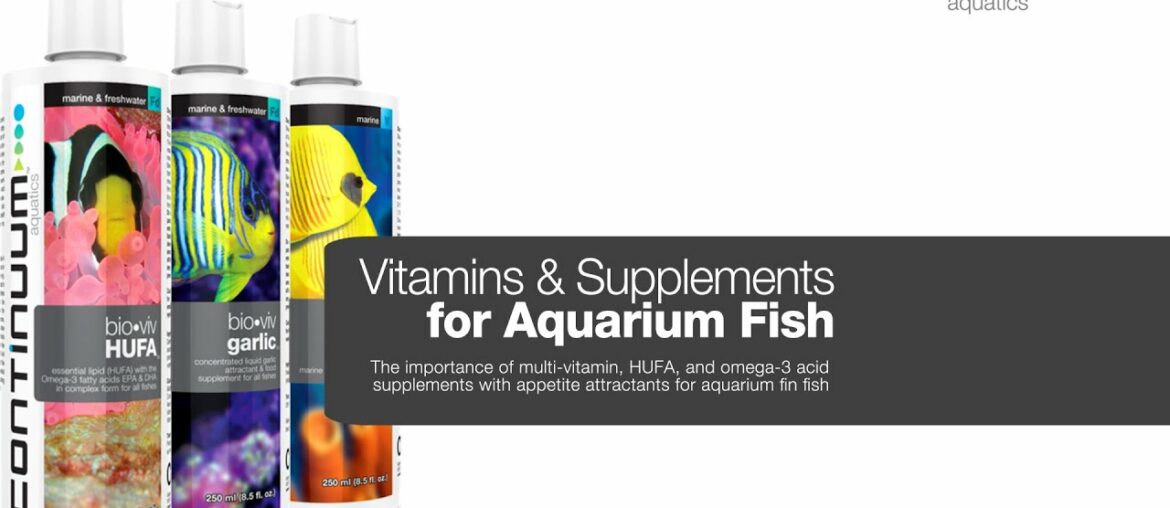 Vitamins & Supplements for Aquarium Fish