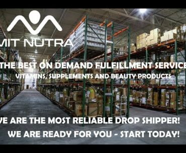 On Demand Fulfillment Supplements, Vitamins & Beauty Products / Drop Shipping Services for Business