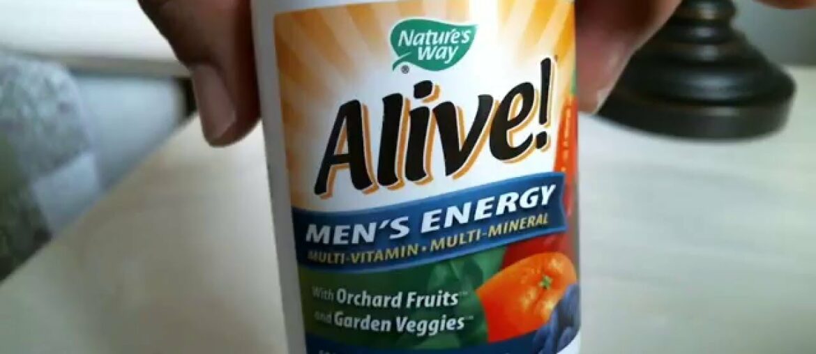 NATURE'S WAY ALIVE Men's Multi-Vitamin and Mineral Supplement