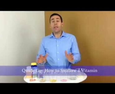 CRN Quick Tip: How to Swallow a Vitamin