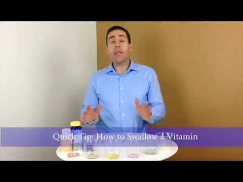 CRN Quick Tip: How to Swallow a Vitamin