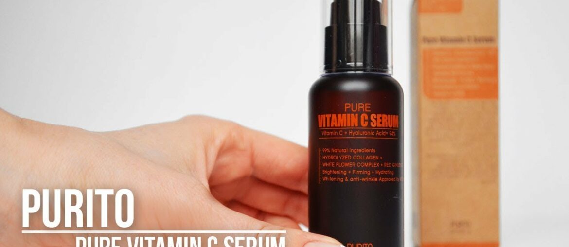 [K-beauty] Purito Pure Vitamin C Serum wrinkles & acne scars from Korea | K-beauty Blog Europe