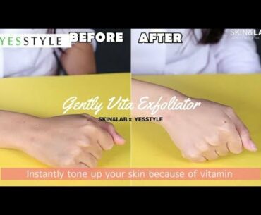 Gentle Exfoliating with Vitamin | SKIN&LAB Gently Vita Exfoliator | YesStyle Korean Beauty