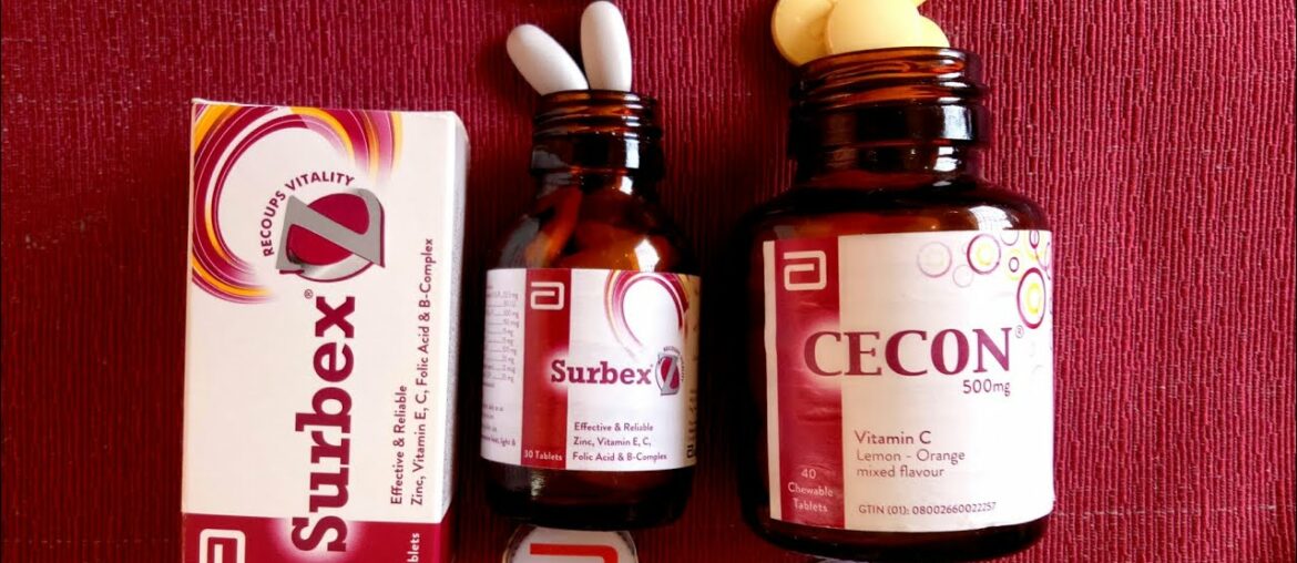 Surbex Z Benefits // Uses // How To Use Vitamin C Cecon Tablets For Whitening