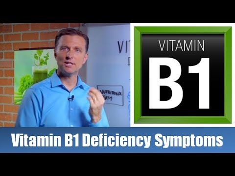 Vitamin B1 Deficiency Symptoms