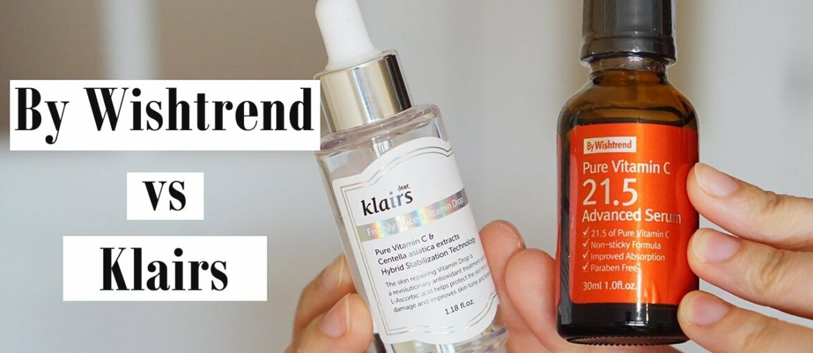 Vitamin C Serum Comparison: By Wishtrend vs Klairs | Koja Beauty Cruelty-Free Korean Skincare