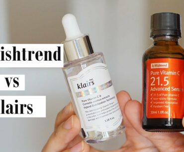 Vitamin C Serum Comparison: By Wishtrend vs Klairs | Koja Beauty Cruelty-Free Korean Skincare