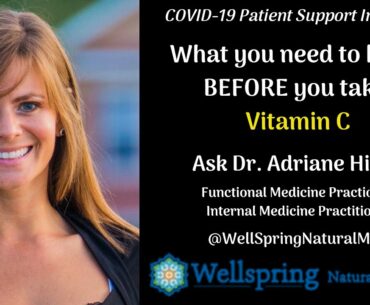 How To Take Vitamin C | COVID-19 | Dr. Adriane Hines