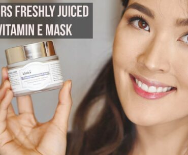 Klairs Freshly Juiced Vitamin E Mask Review | Koja Beauty Cruelty-Free Korean Skincare