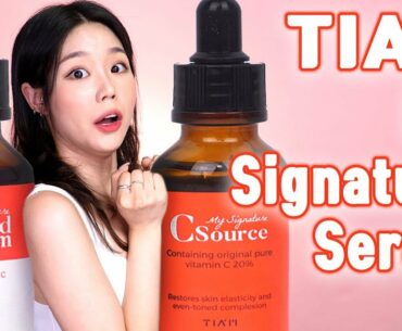 2 Popular Vitamin Serums! Tiam’s C Source & Red C Serum Comparison🍋