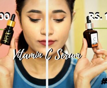 #DAY1: I tried two different Vitamin C Serums with same Ingredient!