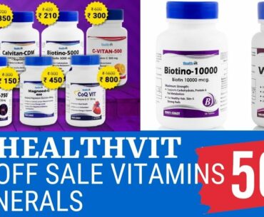 FLAT 50%OFF ON ALL HEALTHVIT VITAMIN SUPPLEMENTS