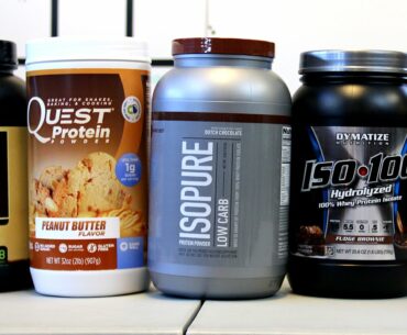 Top 5 BEST Protein Powders!