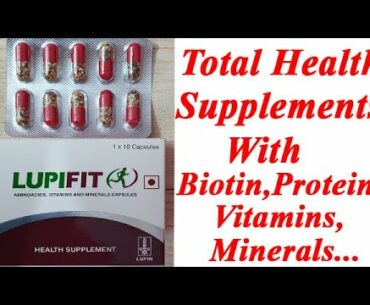 Lupifit a Health Supplements with Amino acids,Vitamins,Minerals Capsules| Lupin