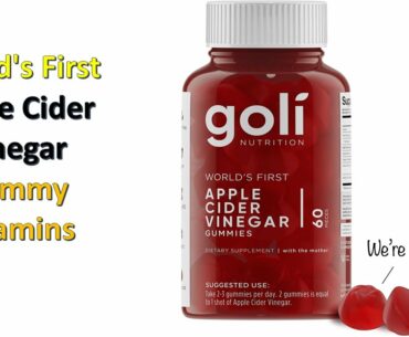 World's First Apple Cider Vinegar Gummy Vitamins by Goli Nutrition - Immunity, Detox & Weight