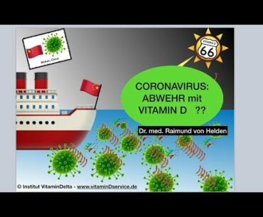 Coronavirus - Abwehr mit Vitamin D ?- Dr. von Helden antwortet!