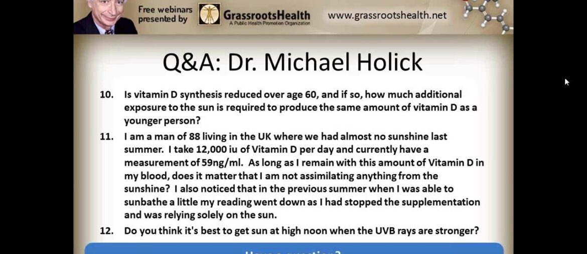 Dr. Michael Holick - Vitamin D: Sun or Supplement?