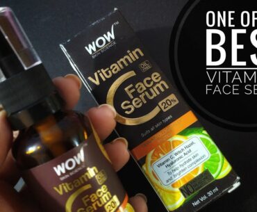 *New* Wow skin Science 20% Vitamin C Face Serum | 1-week experience & review | Oily Sensitive skin