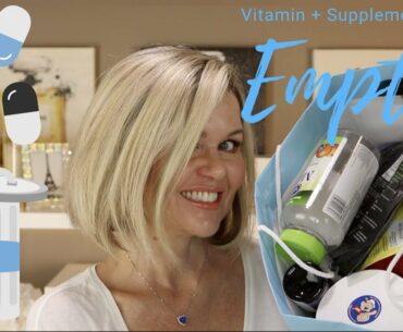 Vitamin + Supplement Empties