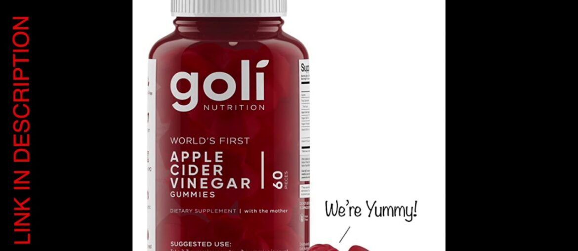 World's First Apple Cider Vinegar Gummy Vitamins by Goli Nutrition   Immunity, Detox & Weight   1 Pa