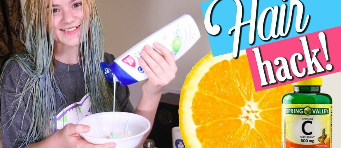 Removing Hair Color WITHOUT Bleach! Vitamin C & Dandruff Shampoo! Part 4