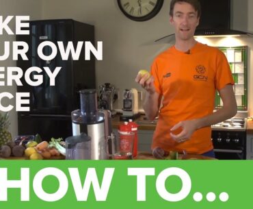 Make Your Own All Natural Energy Drink - How To Make Juice For Use During Exercise