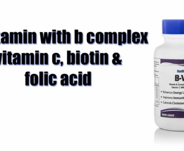 Healthvit B-Vitamin Supplement with B Complex, Biotin, Vitamin C & Folic acid