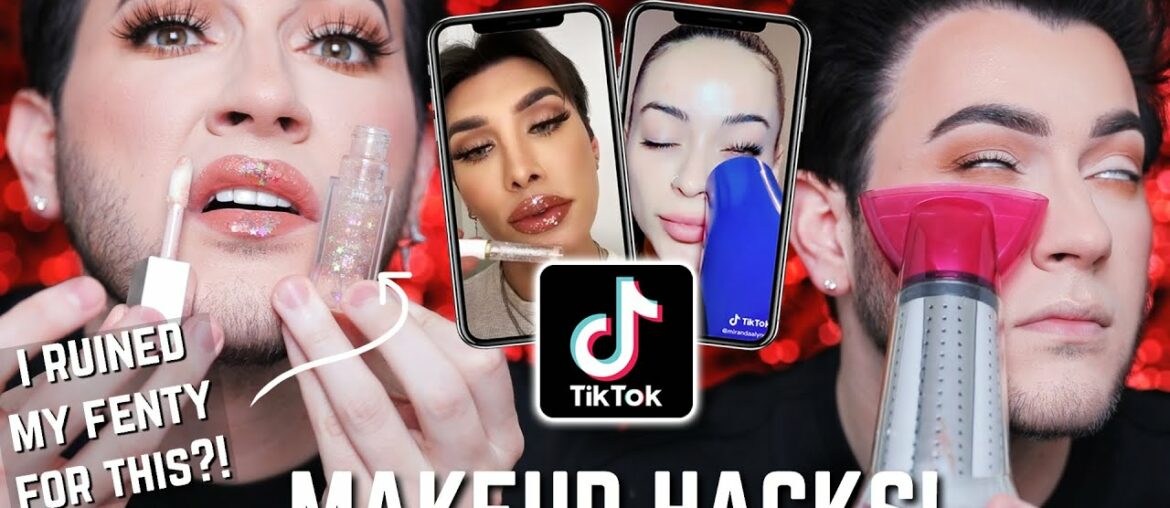 TESTING VIRAL TIK TOK MAKEUP HACKS... Powder BEFORE Foundation?! FAIL