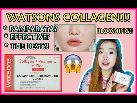 PAMPABATANG WATSONS COLLAGEN+VITAMIN C+ZINC REVIEW ||CharmzDiary