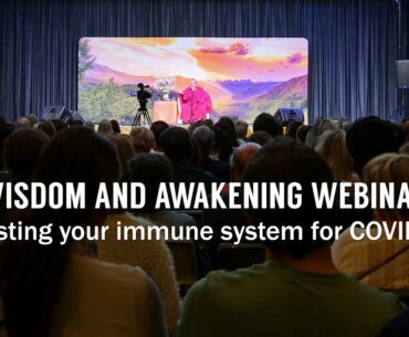 How to Boost your Immune System to Cope with COVID-19 - Wisdom & Awakening Webinar with Sri Avinash