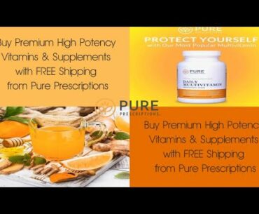 Premium High Potency Vitamins & Supplements with FREE Shipping