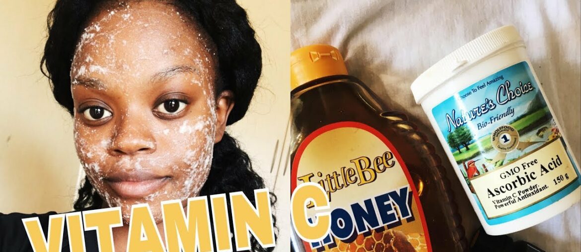 DIY VITAMIN C face mask for dark spots