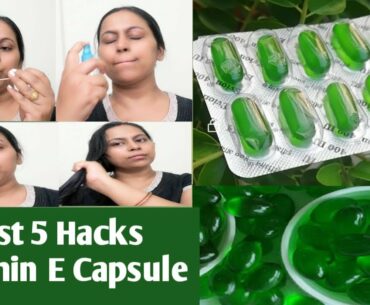 Top 5 Uses of Vitamin E Capsules for Skin & hair | skin & hair care solution