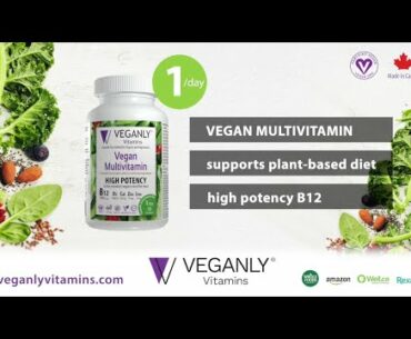 Veganly Vitamins-Vegan Multivitamin 2020