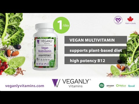 Veganly Vitamins-Vegan Multivitamin 2020