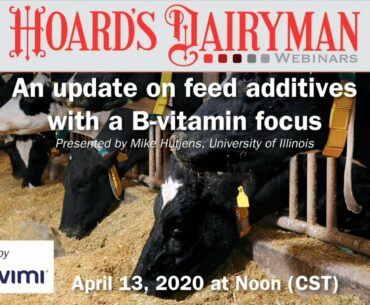 An update on Feed Additives with a B Vitamin Focus