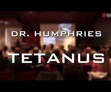 Dr. Humphries on tetanus, immunity and epigenetics