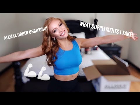 ALLMAX SUPPLEMENT UNBOXING & WHAT SUPPLEMENTS I TAKE NOW!