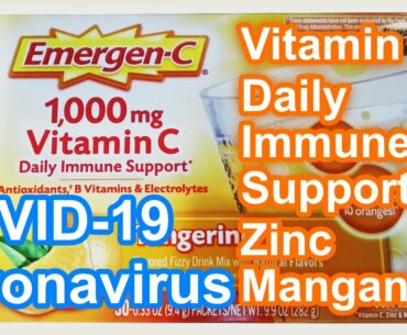 Ascorbic Acid - COVID-19 Coronavirus - Vitamin C Daily Immune Support Zinc Manganese 💊🇺🇸🇬🇧
