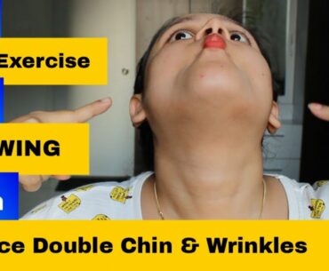 5 FACE EXERCISE For GLOWING SKIN | How To REDUCE DOUBLE CHIN | Reduce Wrinkle #Beauty