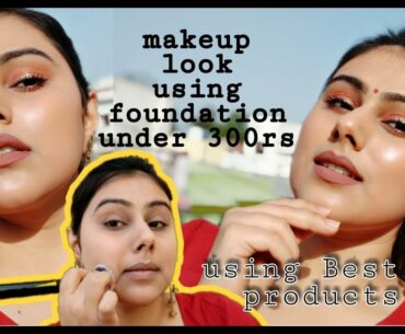 Sun kissed makeup look for indian ||cuffsnlashes