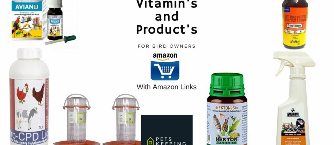 9 Essential Vitamin supplements and products for birds in tamil