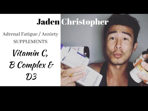 VITAMIN C, B & D3 - Adrenal Fatigue & Anxiety Supplements