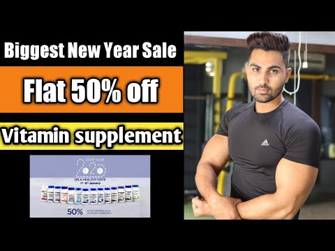 Biggest 2020 Flat 50% off Sale All Vitamin supplement Healthvit | Royal Shakti Fitness |